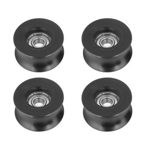 풀리 롤러 가이드 휠 4Pcs 0840U U 타입 그루브 8X40X20.7mm