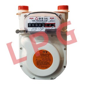 LPG 가스계량기 가스미터기 G1.6 G2.5 G4 G6 (2.5등 4등 6등 10등), 우타(좌→우), 4등(G2.5), 구매 안 함, 1개