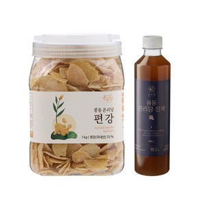 봉동 온리당 편강 1kg + 봉동 온리당 생강진액 500ml 2022년 햇편강 발송, 1세트