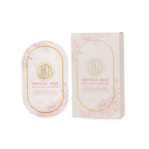 NIL ANTI-AGING HYDRATING AMPOULE MASK 닐 안티에이징 하이드레이팅 앰플 마스크 팩, 10개입, 1개