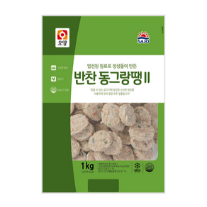 사조오양 반찬 동그랑땡, 12개, 1kg