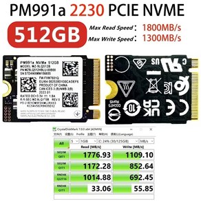 삼성 -PM991a 1TB SSD M.2 2230 내장 ssd PCIe 3.0x4 NVME 마이크로소프트 서피스 프로 7 스팀 데크, 01 256GB, 01 256GB, 1개