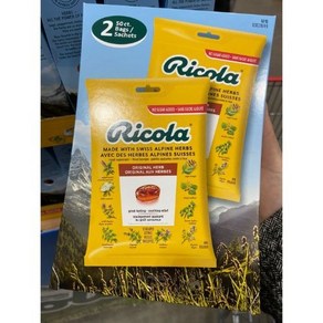 리콜라 (Ricola) 목캔디 오가닉 50개입X2팩, 2개