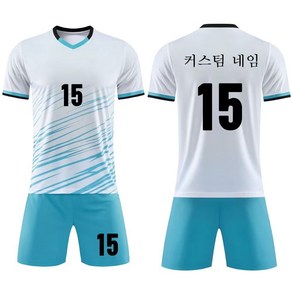 스포츠 단체복 학생 남성 축구복 축구의류 트레이닝복 투피스 반팔티 반바지ZH23040710