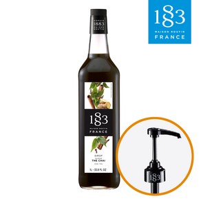 트렌드커피 1883 차이 티 시럽 1L+1883 정품 로고 시럽펌프, 1세트