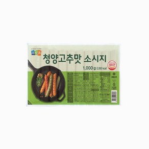 소디프비앤에프 소디프 청양고추맛소시지 1kg 냉동 대용량 업소용, 1개