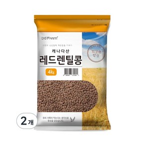 영양만점 건강한밥상 레드렌틸콩 식이섬유풍부 4kg 2개