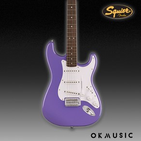 스콰이어 소닉 스트랫 SSS 일렉기타 SONIC STRATOCASTER SSS, UVT 울트라바이올렛 (SSS 트레몰로), 1개