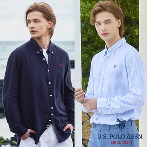 [U.S POLO ASSN.] 25SS 린넨 블렌디드 셔츠 남성 2종