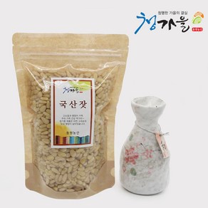 (24년산 햇잣)청가을 국산 잣 400g, 1개, (24년산)국산 햇백잣 400g