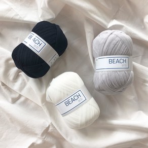 비치 실 BEACH 50g / 단색 네온 뜨개질 여름 코바늘 가방 소품 yarn