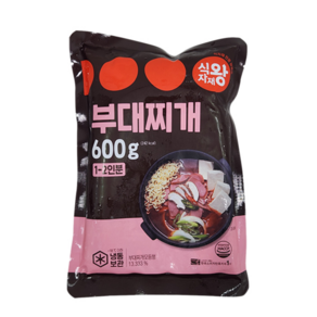 식자재왕 부대찌개 1-2인분(냉동), 4개, 600g