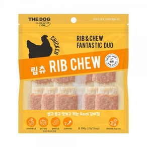 더독 립츄 치킨 250g 애견간식, 1개