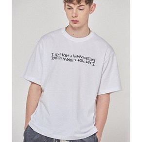 아임낫어휴먼비잉 반팔티셔츠 Basic Logo Tee - WHITE