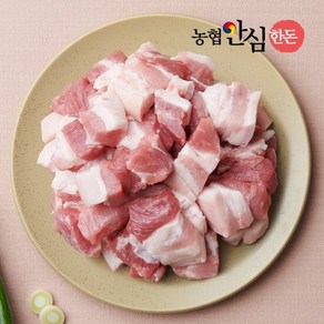 [농협안심한돈] 국내산 냉장 오겹살 찌개용 500g, 1개