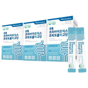 광동 프리바이오틱스 프락토올리고당 30포, 120g, 3개