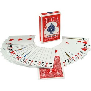 마술카드 바이시클카드(bicycle cad invisible deck) 관객이 선택한 카드만 뒤집어져 있습니다., 1개