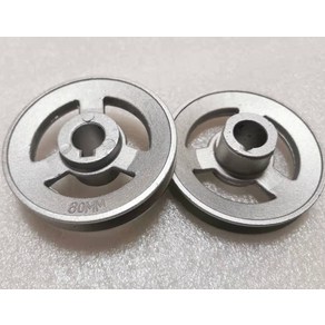 모터풀리 2pcs 외경 80mm 내부 구멍 15mm 산업용 바느질 클러치 벨트 전기 휠