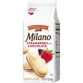 페퍼리지팜 밀라노 스트로베리 초코렛 쿠키 1개x198g Pepperidge Farm Milano Cookies Chocolate Strawberry