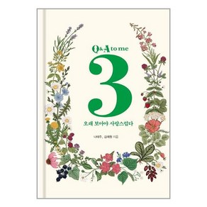 Q&A to me: 오래 보아야 사랑스럽다 3, 나태주 김예원, 자화상