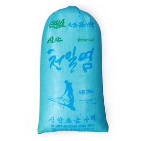 국산 신안 천일염 2023년산 후쿠시마 방류전 생산된, 1개, 20kg