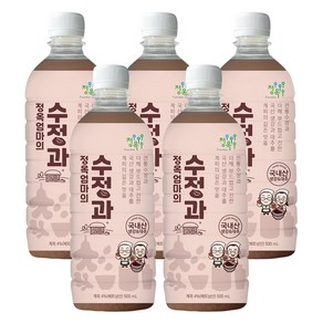 별천지하동 전통방식 진한 엄마의 수정과 500ml 5병 (판매인기제품), 5개