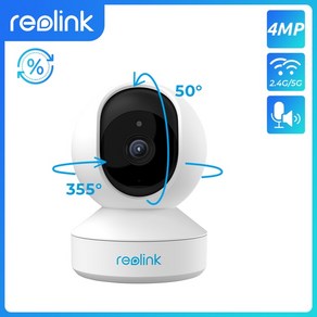 Reolink 보안 보호 스마트 홈 감시 카메라 와이파이 AI 모션 감지 5MP PTZ, 01 Refubished E1 Po, 1개