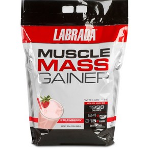 Labrada 라브라다 머슬 매스 게이너 5.4kg / LABRADA Muscle Mass Gainer 12LB 딸기