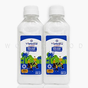 월드푸드 베트남 비엣코코 유기농 오가닉 버진 코코넛오일 250ML*2EA VIETCOCO