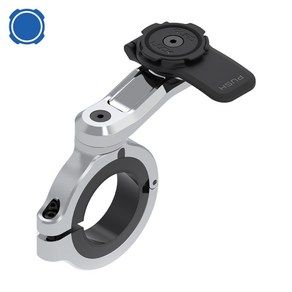 쿼드락 Motocycle Handleba Mount PRO Chome - Lage 스마트폰 거치대 QUADLOCK 모터사이클 핸들바 마운트 프로 크롬 - 라지, 1개