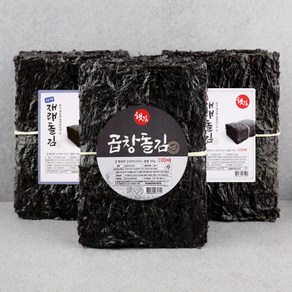 25년 곱창김 특상품 햇김 돌김50매 100매, 400g, 1개