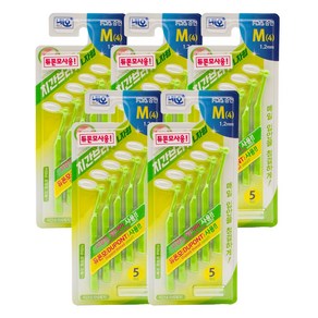 네오 에버덴 치간칫솔 L자형 5p (m 1.2mm) EVERDEN