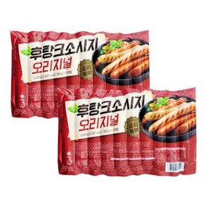 [냉동]진주 후랑크소시지 오리지널1kg, 1kg, 2개