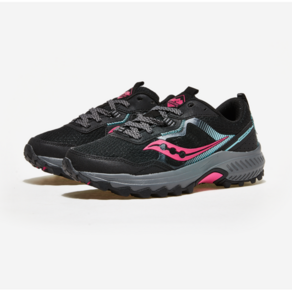 ABC마트 SAUCONY 여성 런닝화 익스커젼 티알 16 W S10745-10 BLACK/FUCHIA