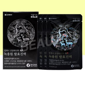 생활정원 녹용원 발효진액 시음용 30일치, 30개, 70ml