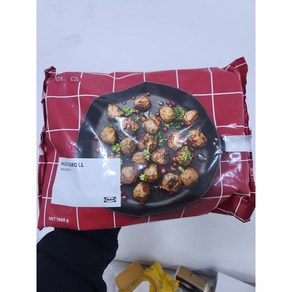 IKEA FOOD 후부드롤 냉동 미트볼 1kg 아이스박스 냉동포장발송