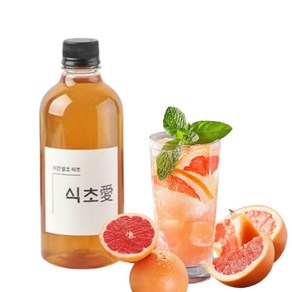 상큼한 자몽 자연발효 수제 과일식초, 1개, 500ml