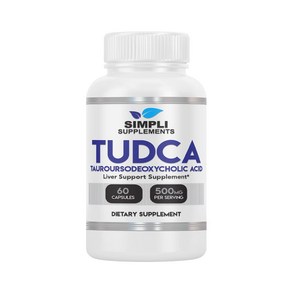 Simpli Supplements 투드카 TUDCA 500mg 베지캡슐 60정, 1개