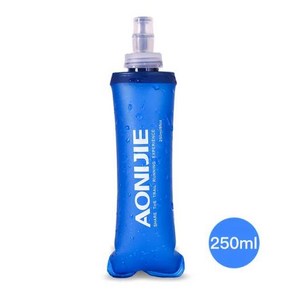 AONIJIE SD09 250ml 소프트 플라스크 접이식 물병 TPU BPA 프리 러닝 하이드레이션 팩 허리 가방 조끼, 01 250ML SD09