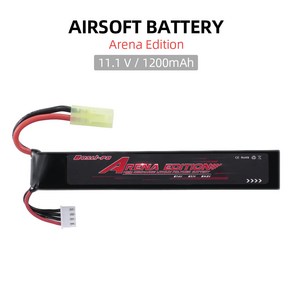 GoolRC 보의 11.1V 1200MAH 리튬 배터리 모듈 총 경쟁력 버전, 검정, 1개