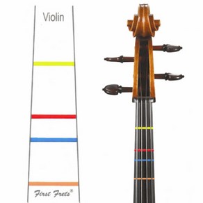 퍼스트프렛 바이올린 지판 스티커 음계 포지션 4/4, 혼합색상, 1개