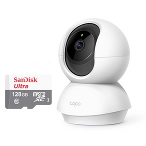 티피링크 메모리128G포함 TC71 300만화소 360도회전 실내무선카메라 홈CCTV 야간흑백전환, 선택4 Tapo TC71+메모리카드128G, 1개