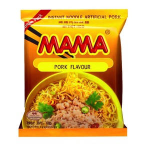 마마 점보 돼지고기맛 라면 90g Mama Noodles Jumbo Pok Flavou, 1개, 1개