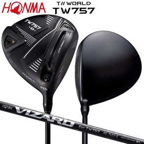 혼마 골프 투어 월드 TW757 TYPE-D 드라이버 VIZARD fo TW757 카본 샤프트, 2203-imua, S, 9도