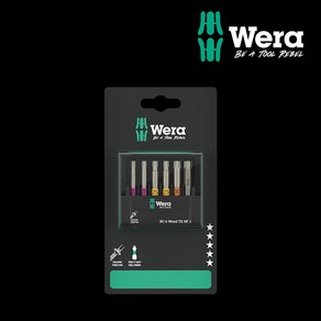 WERA 베라 수공구 Bit Check 6 Wood TX HF 1 SB 6pcs(073639) 비트체크6 목공용 TX HF1 SB 6pcs