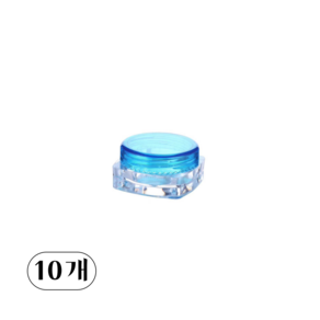 하루생활 화장품 크림용기 크림공병 3g 5g, 10개, 크림용기(블루 3g)