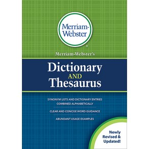 (영문도서) Merriam-Webster's Dictionary and Thesaurus Paperback