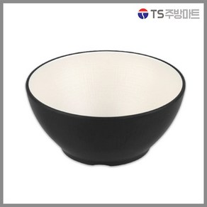 돌산멜라민 체크투톤(블랙앤화이트) 면기볼