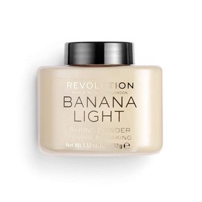 Makeup Revolution Loose Baking Powde Banana Light Fo Light Skin Tones Balances Skin Tone & Ba, 1개, 5.67g, 1개, 4g, N/A, 1.12온스(1팩)