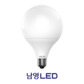 남영 LED 볼구 G120 12W 전구색/주광색, 1개